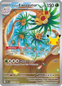 Alolan Exeggutor 129/128 Illustration Rare – 30th Celebration Pokémon card