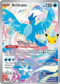 Articuno 132/128 Illustration Rare – 30th Celebration Pokémon card