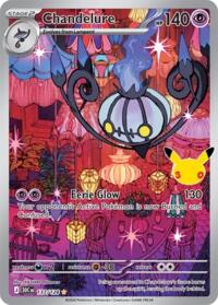 Chandelure 137/128 Illustration Rare – 30th Celebration Pokémon card