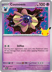 Cosmoem 079/128 Common – 30th Celebration Pokémon card