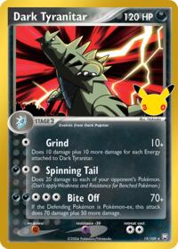 Dark Tyranitar Classic Collection 006 Classic Collection – 30th Celebration Pokémon card