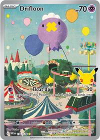 Drifloon 136/128 Illustration Rare – 30th Celebration Pokémon card