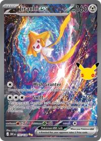 Jirachi ex 155/128 Special Illustration Rare – 30th Celebration Pokémon card