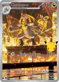 Kommo-o 143/128 Illustration Rare – 30th Celebration Pokémon card