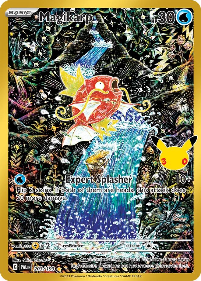 Magikarp Classic Collection 030 30th Celebration Pokémon card