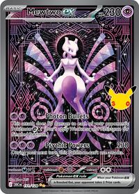 Mewtwo ex 151/128 Special Illustration Rare – 30th Celebration Pokémon card