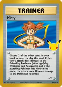 Misty Classic Collection 005 Classic Collection – 30th Celebration Pokémon card