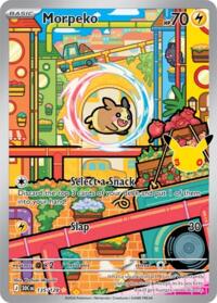 Morpeko 135/128 Illustration Rare – 30th Celebration Pokémon card