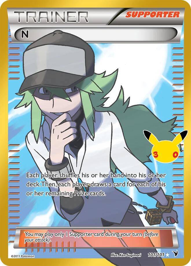 N Classic Collection 021 30th Celebration Pokémon card