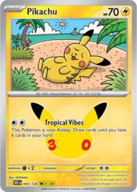Pikachu 043/128 Pikachu Rare – 30th Celebration Pokémon card