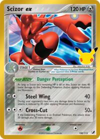 Scizor ex Classic Collection 025 Classic Collection – 30th Celebration Pokémon card