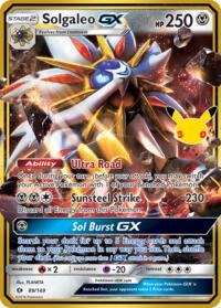 Solgaleo GX Classic Collection 017 Classic Collection – 30th Celebration Pokémon card