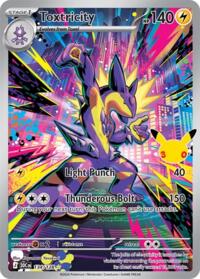 Toxtricity 134/128 Illustration Rare – 30th Celebration Pokémon card