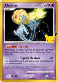 Uxie Classic Collection 010 Classic Collection – 30th Celebration Pokémon card
