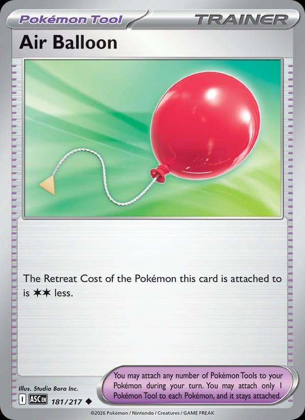 Air Balloon 181/217 Ascended Heroes Pokémon card