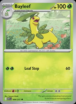 Bayleef 009/217 Uncommon – Ascended Heroes Pokémon card