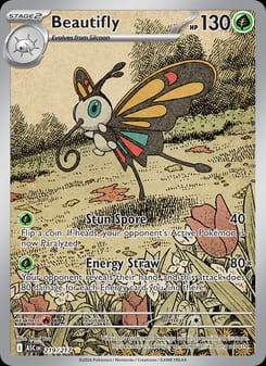 Beautifly 219/217 Illustration Rare – Ascended Heroes Pokémon card