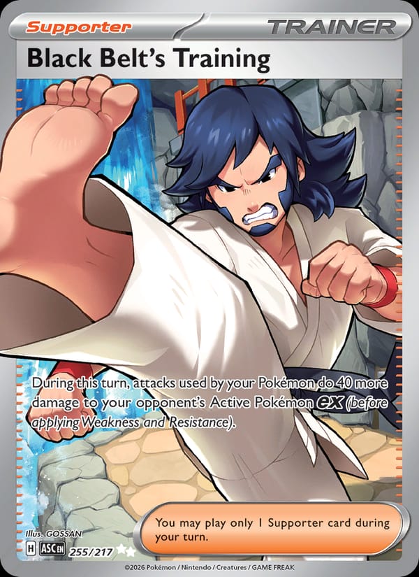 Black Belt's Training 255/217 Ascended Heroes Pokémon card