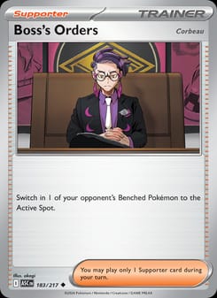 Boss's Orders 183/217 Uncommon – Ascended Heroes Pokémon card