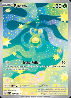 Budew 221/217 Illustration Rare – Ascended Heroes Pokémon card