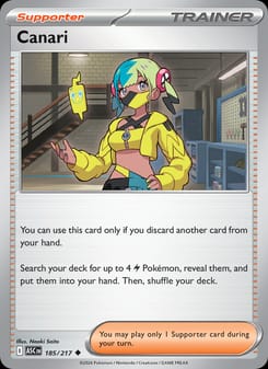 Canari 185/217 Uncommon – Ascended Heroes Pokémon card