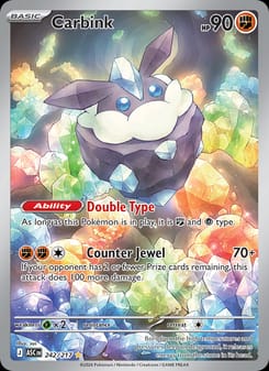 Carbink 242/217 Illustration Rare – Ascended Heroes Pokémon card