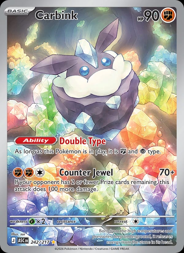 Carbink 242/217 Ascended Heroes Pokémon card