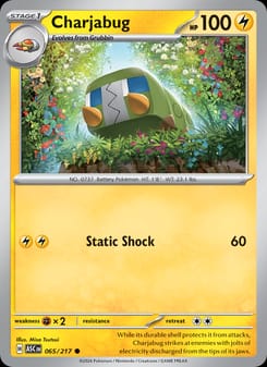Charjabug 065/217 Common – Ascended Heroes Pokémon card