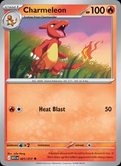 Charmeleon 021/217 Uncommon – Ascended Heroes Pokémon card