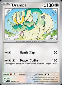 Drampa 176/217 Uncommon – Ascended Heroes Pokémon card