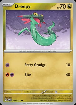 Dreepy 158/217 Common – Ascended Heroes Pokémon card