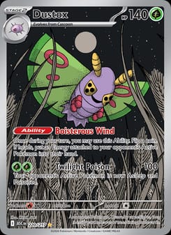 Dustox 220/217 Illustration Rare – Ascended Heroes Pokémon card