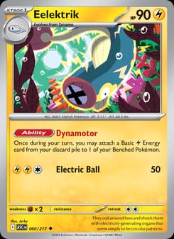 Eelektrik 060/217 Uncommon – Ascended Heroes Pokémon card