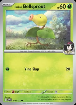 Erika's Bellsprout 004/217 Common – Ascended Heroes Pokémon card