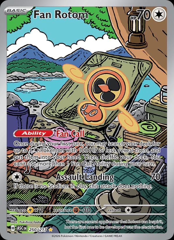 Fan Rotom 250/217 Ascended Heroes Pokémon card