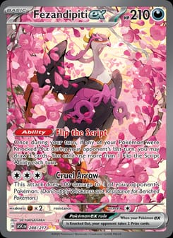 Fezandipiti ex 288/217 Special Illustration Rare – Ascended Heroes Pokémon card