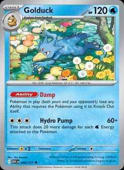 Golduck 040/217 Uncommon – Ascended Heroes Pokémon card