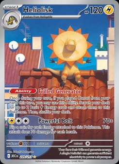 Heliolisk 229/217 Illustration Rare – Ascended Heroes Pokémon card
