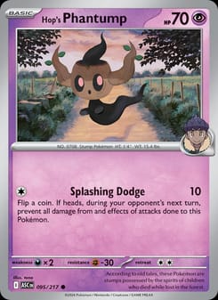 Hop's Phantump 095/217 Common – Ascended Heroes Pokémon card