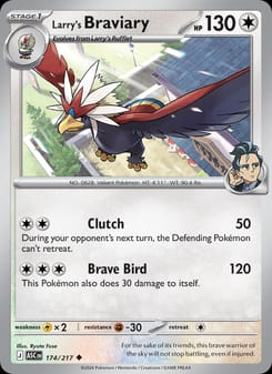Larry's Braviary 174/217 Uncommon – Ascended Heroes Pokémon card
