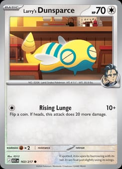 Larry's Dunsparce 163/217 Common – Ascended Heroes Pokémon card