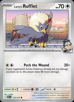 Larry's Rufflet 173/217 Common – Ascended Heroes Pokémon card