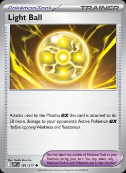 Light Ball 191/217 Uncommon – Ascended Heroes Pokémon card