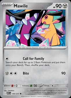 Mawile 144/217 Uncommon – Ascended Heroes Pokémon card