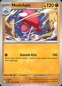 Medicham 104/217 Common – Ascended Heroes Pokémon card