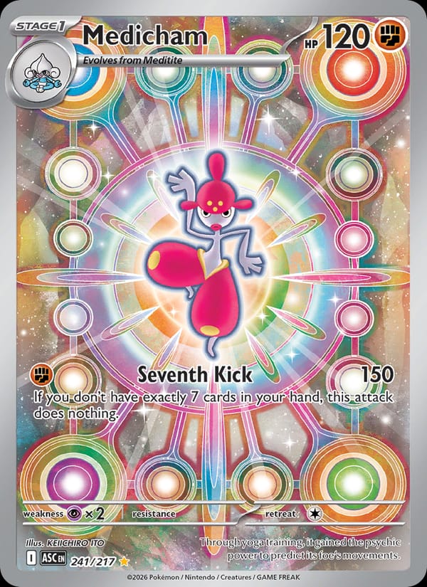 Medicham 241/217 Ascended Heroes Pokémon card
