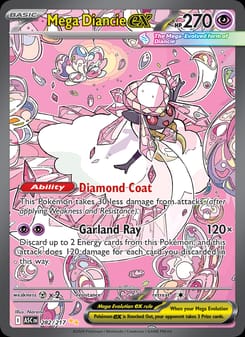 Mega Diancie ex 282/217 Special Illustration Rare – Ascended Heroes Pokémon card