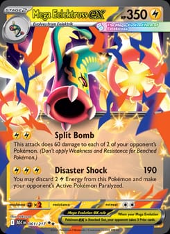 Mega Eelektross ex 061/217 Double Rare – Ascended Heroes Pokémon card