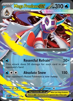 Mega Froslass ex 047/217 Double Rare – Ascended Heroes Pokémon card