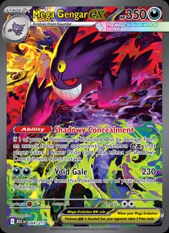 Mega Gengar ex 284/217 Special Illustration Rare – Ascended Heroes Pokémon card